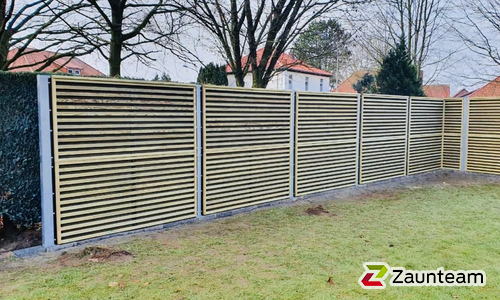 Schallschutzzaun Noistop Wood wurde in Hagenburg von Zaunteam Schaumburger Land, Stadthagen im Jahr 2022 erstellt.