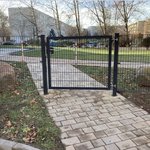 Doppelstabmattentor 1-flüglig wurde in Halle von Zaunteam Halle, Halle im Jahr 2025 erstellt.
