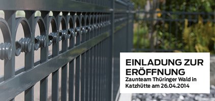 Zaunteam Thüringer Wald Eröffnung