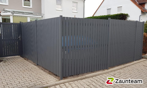 Aluminium Sichtschutz wurde in Leipzig von Zaunteam Leipzig, Leipzig im Jahr 2022 erstellt.