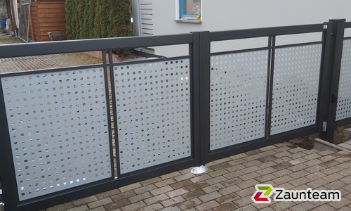 Decor Alutor 2-flüglig wurde in Dessau-Rosslau von Zaunteam Fläming, Coswig im Jahr 2021 erstellt.