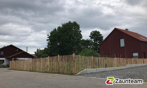 Kastanienzaun wurde in Oberthingau von Zaunteam Allgäu, Bad Hindelang - Unterjoch im Jahr 2019 erstellt.