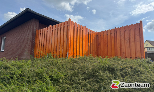 Holz Sichtschutz wurde in Obernkirchen von Zaunteam Schaumburger Land, Stadthagen im Jahr 2026 erstellt.