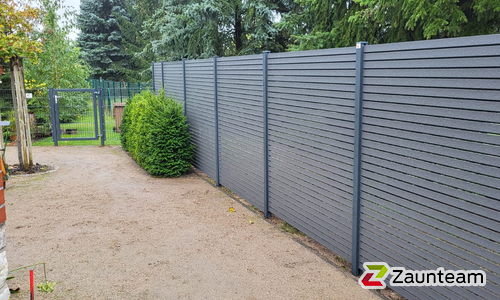 Aluminium Sichtschutz diverse wurde in Raguhn-Jeßnitz von Zaunteam Fläming, Coswig im Jahr 2023 erstellt.