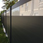 Aluminium Sichtschutz wurde in Prutting von Zaunteam Chiemgau, Teisendorf  im Jahr 2017 erstellt.