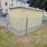 Doppelstabmatten leicht verzinkt mit Pfosten Vario verzinkt einbetoniert wurde in Hartha von Zaunteam Mittelsachsen, Roßwein im Jahr 2025 erstellt.