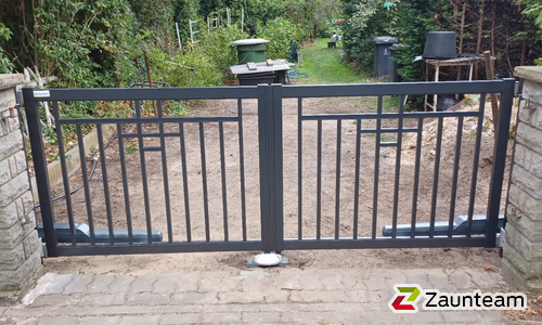 Decor Alutor 2-flüglig wurde in Bergholz- Rehbrücke von Zaunteam Fläming, Coswig im Jahr 2022 erstellt.