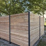 Holz Sichtschutz Rhombus wurde in Halle von Zaunteam Halle, Halle im Jahr 2026 erstellt.