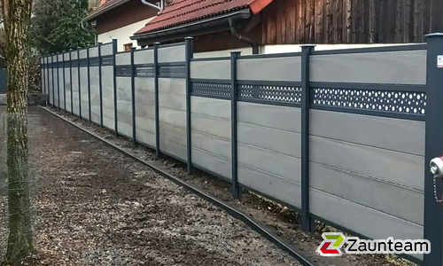 BPC Systemprofil einbetoniert wurde in Wutöschingen von Zaunteam Granacher, Lauchringen im Jahr 2025 erstellt.