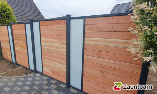 Aluminium Sichtschutz diverse wurde in Olpe von Zaunteam Südwestfalen, Wiehl im Jahr 2021 erstellt.