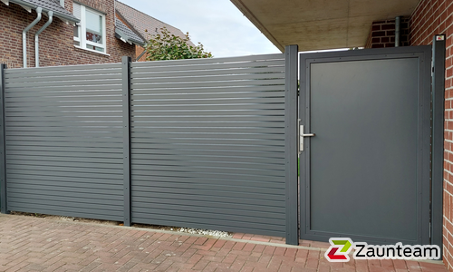 Aluminium Sichtschutz diverse wurde in Wesel von Zaunteam Hohe Mark, Hamminkeln im Jahr 2022 erstellt.