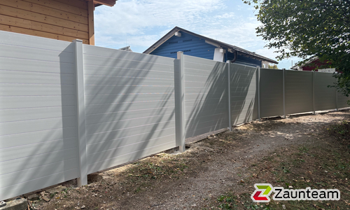 Aluminium Sichtschutz wurde in Amstetten von Zaunteam Haunschmid, Ardagger im Jahr 2026 erstellt.