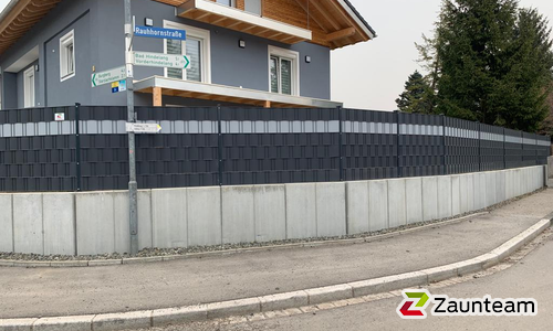 Doppelstabmatten mit Flechtfix diverse wurde in Sonthofen von Zaunteam Allgäu, Bad Hindelang - Unterjoch im Jahr 2022 erstellt.