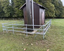 Rohrzaun verzinkt einbetoniert wurde in Arzier-le-Muids von Swissclôture Genève, Bellevue im Jahr 2025 erstellt.