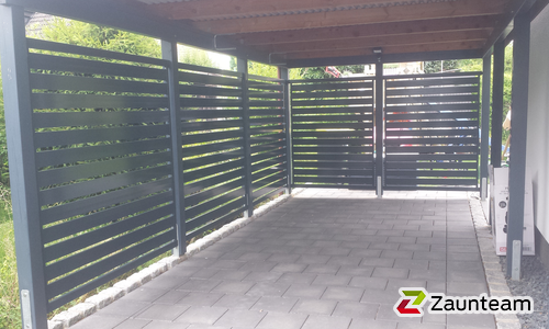 Aluminium Sichtschutz diverse wurde in Hamburg von Zaunteam Hamburg-Ost, Wentorf bei Hamburg im Jahr 2019 erstellt.