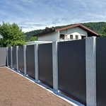 HPL Sichtschutz Diverse wurde in Feldkirch von Zaunteam Vorarlberg, Dornbirn im Jahr 2026 erstellt.