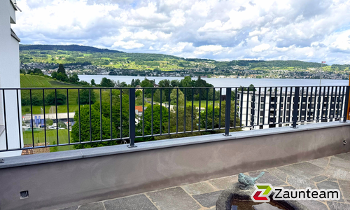 Staketengeländer ohne Handlauf wurde in Au ZH von Zaunteam Zürich, Dietikon im Jahr 2026 erstellt.