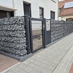 Gabionen Kombination wurde in Hirschberg an der Bergstraße  von Zaunteam Bergstraße-Ried, Lorsch im Jahr 2026 erstellt.