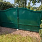Aluminium Sichtschutztor 2-flüglig, Zaunteam Friesische-Wehde, Zetel, 26345 Bockhorn Aluminium Sichtschutztor 2-flüglig wurde in Bockhorn von Zaunteam Friesische-Wehde, Zetel im Jahr 2025 erstellt.