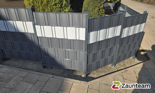 Flechtfix Vario Sichtschutz RAL Standardfarben wurde in Halle  von Zaunteam Halle, Halle im Jahr 2026 erstellt.
