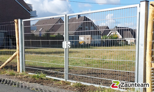 Doppelstabmattentor 2-flüglig wurde in Dinslaken von Zaunteam Hohe Mark, Hamminkeln im Jahr 2022 erstellt.