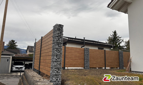 Alu Systemprofil wurde in Balgach von Zaunteam Rheintal, Widnau im Jahr 2025 erstellt.