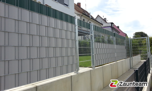 Doppelstabmatten mit Flechtfix diverse wurde in Mühlacker von Zaunteam Neckar-Enz, Sachsenheim im Jahr 2017 erstellt.