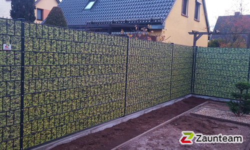 Flechtfix Professional Sichtschutz bedruckt wurde in Dessau-Rosslau von Zaunteam Fläming, Coswig im Jahr 2023 erstellt.