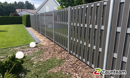 WPC Sichtschutz Diverse wurde in Dresden von Zaunteam Dresden-Süd, Dresden im Jahr 2025 erstellt.