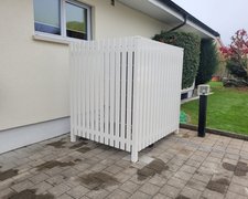 Aluminium Sichtschutz wurde in Lenzburg von Zaunteam Aargau, Egliswil im Jahr 2024 erstellt.