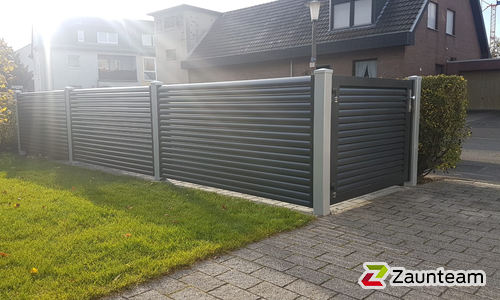 Aluminium Sichtschutz wurde in Bonn von Zaunteam Rhein-Sieg, Neunkirchen-Seelscheid im Jahr 2022 erstellt.