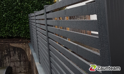Aluminium Sichtschutz wurde in Olpe von Zaunteam Südwestfalen, Wiehl im Jahr 2018 erstellt.