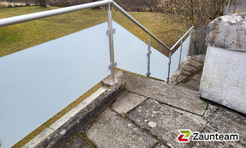 Glas Geländer wurde in Ostfildern von Zaunteam Fenzhöfe Oberwälden, Oberwälden im Jahr 2026 erstellt.