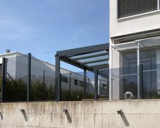 Glas Geländer wurde in Stetten von Zaunteam Neftenbach, Neftenbach im Jahr 2025 erstellt.