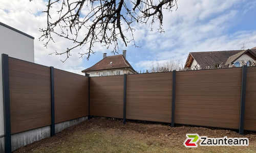 WPC Sichtschutz, weitere Modelle wurde in Jestetten von Zaunteam Granacher, Lauchringen im Jahr 2026 erstellt.