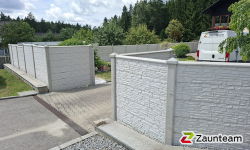 Betonzaun diverse wurde in Grünbach bei Freistadt von Zaunteam Unteres-Mühlviertel, Bad Zell im Jahr 2025 erstellt.