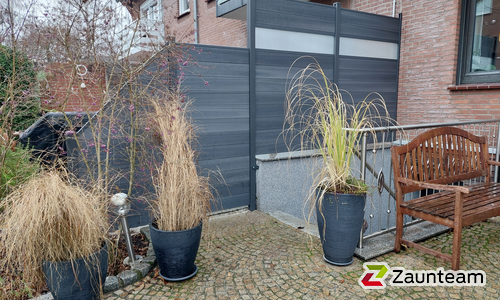 WPC Sichtschutz Diverse wurde in Wesel von Zaunteam Hohe Mark, Hamminkeln im Jahr 2022 erstellt.