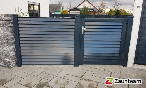 Aluzäune weitere wurde in Rackwitz OT Biesen von Zaunteam Leipzig, Leipzig im Jahr 2021 erstellt.