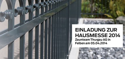 Zaunteam Thurgau Hausmesse