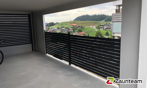 Aluminium Sichtschutz diverse wurde in Schwellbrunn von Zaunteam Appenzellerland, Wasserauen im Jahr 2018 erstellt.