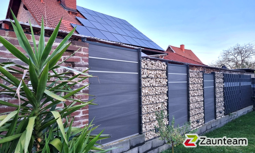 BPC Systemprofil einbetoniert wurde in Schönenberg-Kübelberg von Zaunteam Saar-Pfalz, Bruchmühlbach-Miesau im Jahr 2025 erstellt.