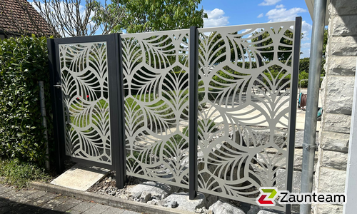 Aluminium Sichtschutz diverse wurde in Meisterschwanden von Zaunteam Aargau, Egliswil im Jahr 2026 erstellt.