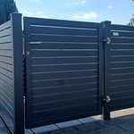 Aluminium Tor 1-flüglig, Zaunteam Obere Donau-Bodensee, Sauldorf-Krumbach, 78333 Stockach Aluminium Tor 1-flüglig wurde in Stockach von Zaunteam Obere Donau-Bodensee, Sauldorf-Krumbach im Jahr 2025 erstellt.