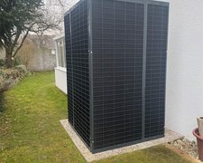 Schallschutzzaun Noistop Steel wurde in Wermatswil von Zaunteam Zürich Oberland, Gutenswil im Jahr 2024 erstellt.