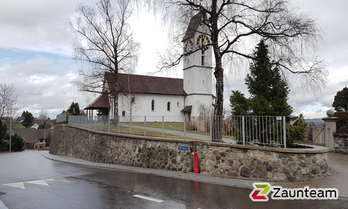 Staketengeländer ohne Handlauf wurde in Leutwil von Zaunteam Aargau AG, Egliswil im Jahr 2018 erstellt.