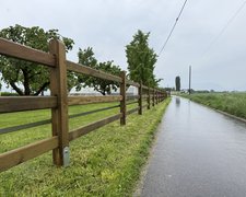 Koppelzaun Massive  wurde in Athenaz von Swissclôture Genève, Bellevue im Jahr 2024 erstellt.