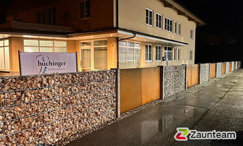 Gabionen Kombination wurde in Immenstadt von Zaunteam Allgäu, Bad Hindelang - Unterjoch im Jahr 2023 erstellt.