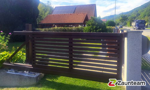 Schiebetor Aluminium wurde in Gloggnitz von Zaunteam Schneebergland, Gloggnitz im Jahr 2025 erstellt.