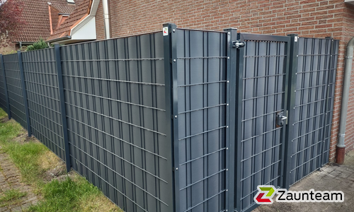 Flechtfix Vario Sichtschutz RAL Standardfarben wurde in Seghorn von Zaunteam Friesische-Wehde, Zetel im Jahr 2023 erstellt.