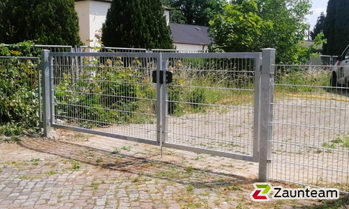 Doppelstabmattentor 2-flüglig wurde in Meißen von Zaunteam Dresden-Nord, Radebeul im Jahr 2022 erstellt.